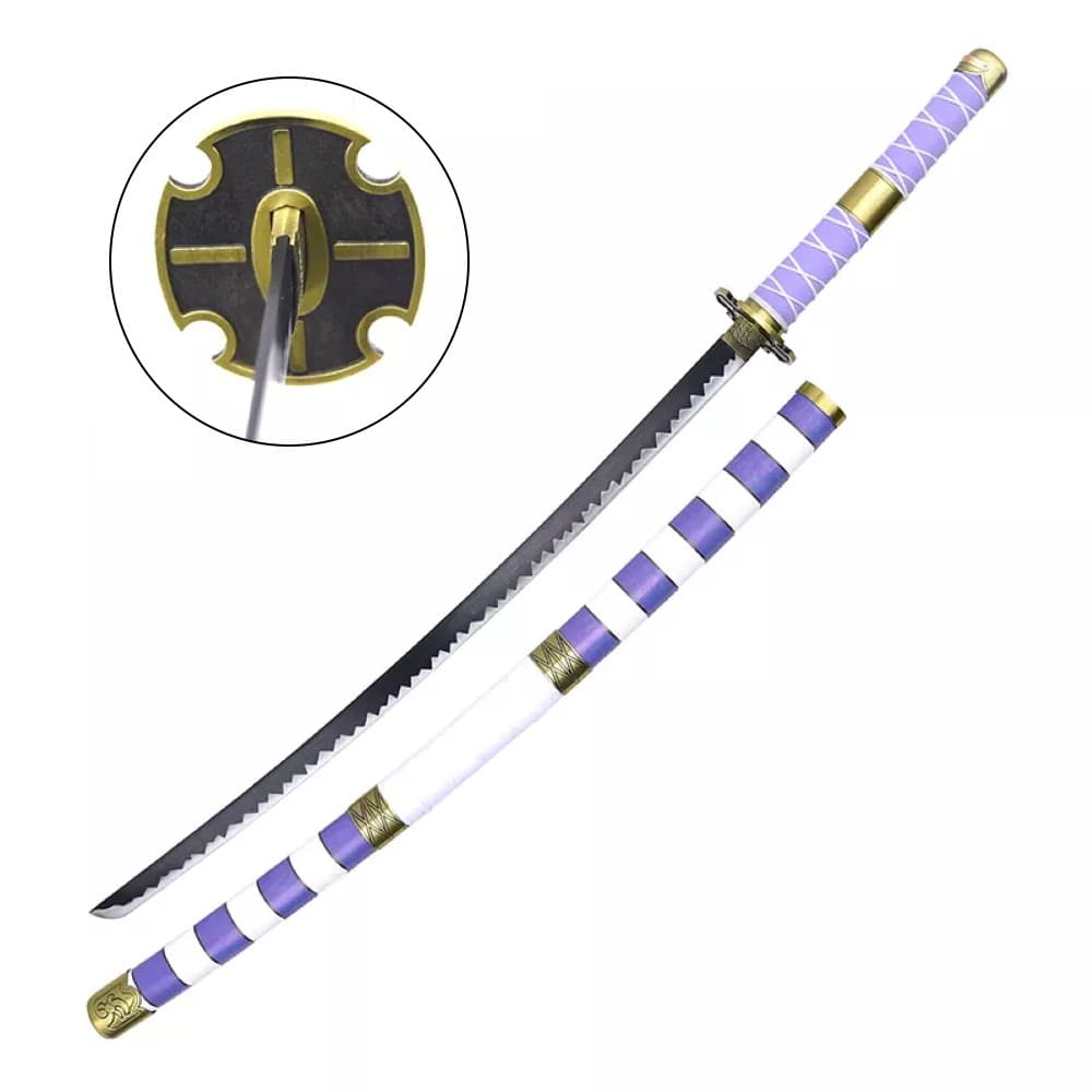 One Piece - Nidai Kitetsu Katana mit Scheide