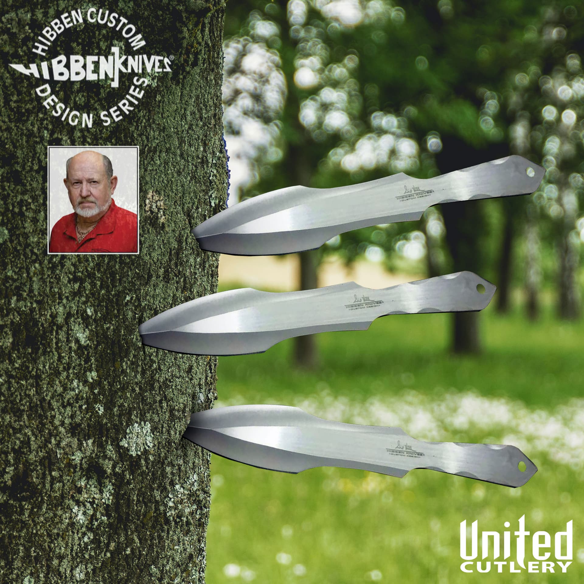 Gil Hibben Gen III Wurfmesser-Set mit Scheide