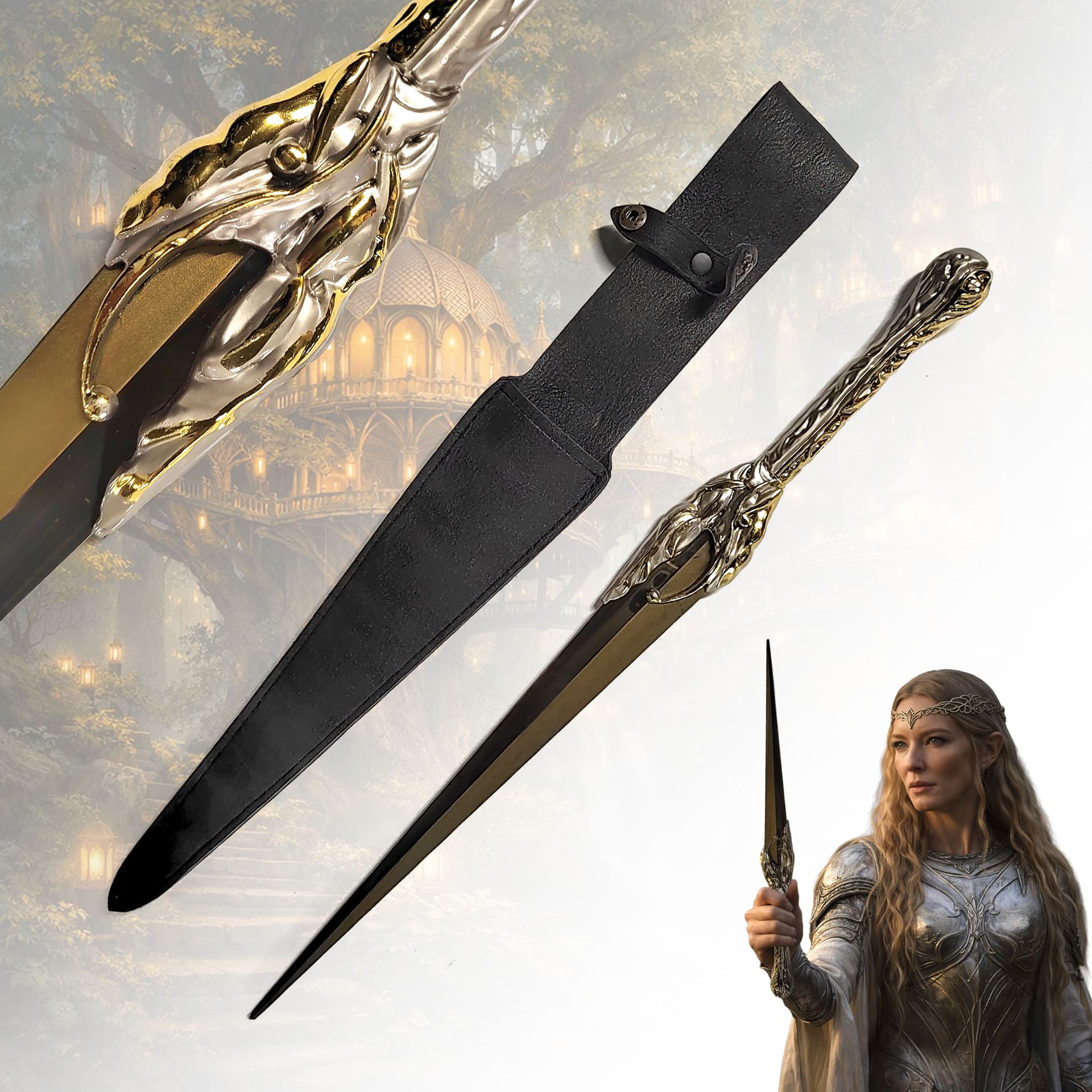 Galadriels Dolch – The Rings of Power Replik mit Scheide