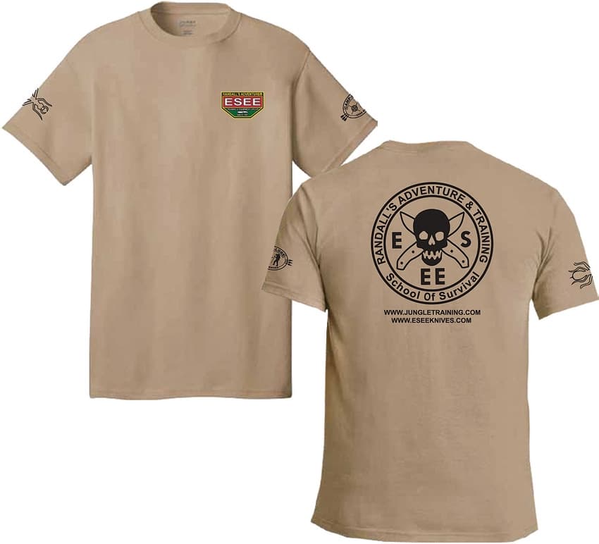 Trainings-T-Shirt Braun, L