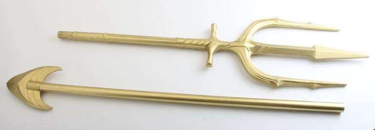 Aquamans Goldener Dreizack, 178 cm, LARP