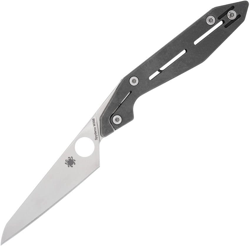 NAND, Bohler M398 Satin Drop Point Blade, Titanium Handle