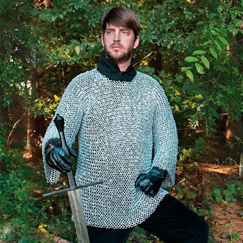 Vernietetes Panzerhemd aus Aluminium