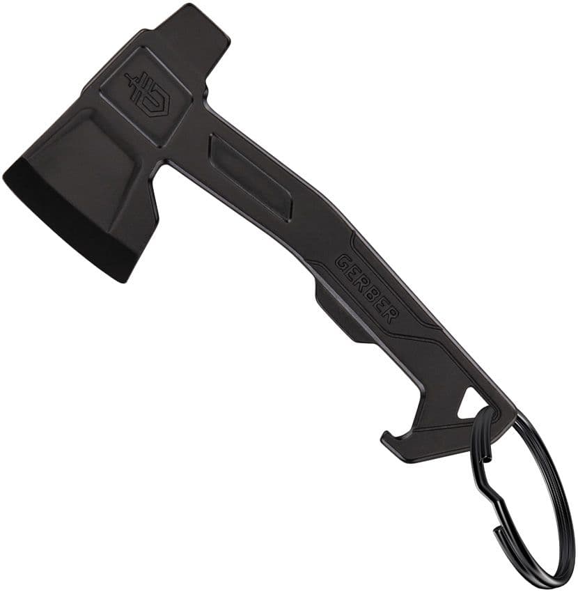 Hatchet Keychain Tool Schwarz