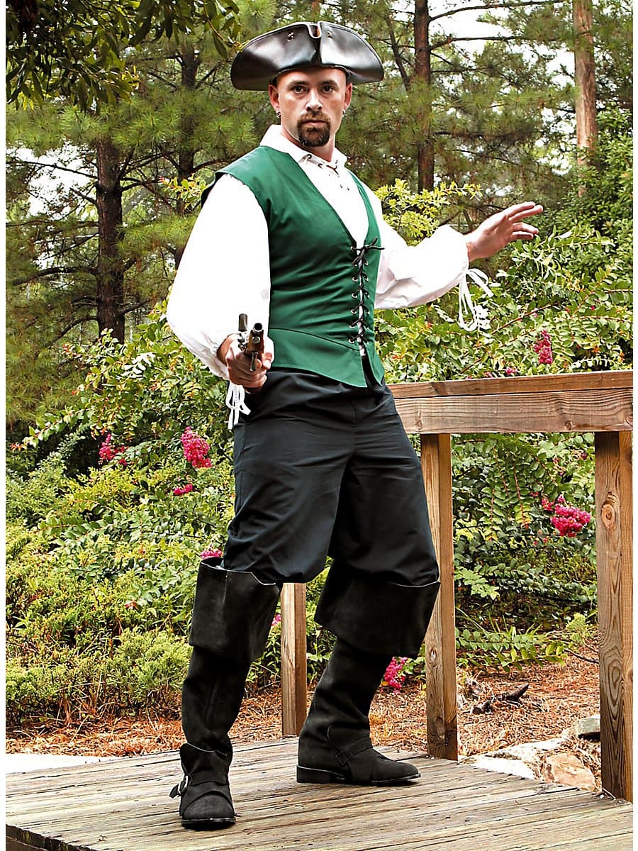 Piratenhose schwarz, Größe S/M