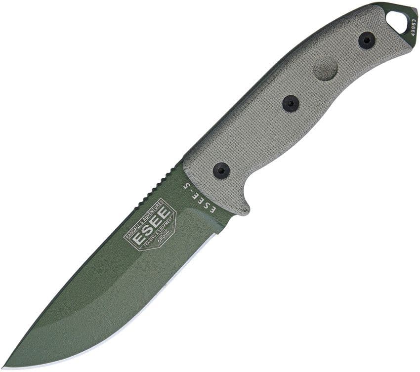 Esee Modell 5 - Survival mit Scheide, natogrün