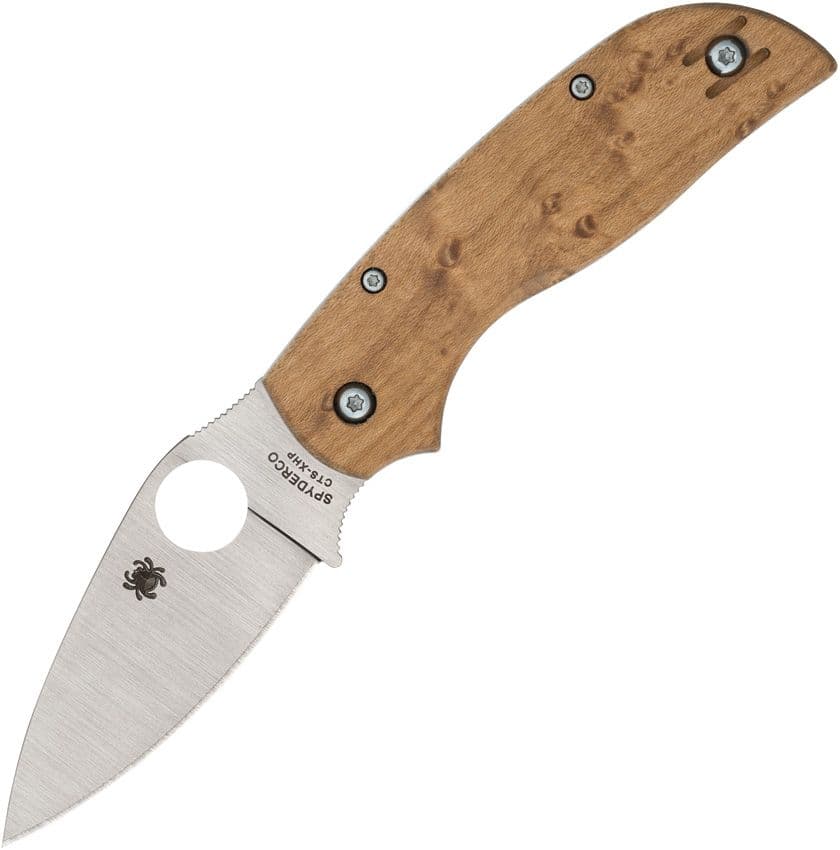 Chaparral, CTS-XHP Satin Plain-Klinge, Griff aus Vogelaugenahornholz