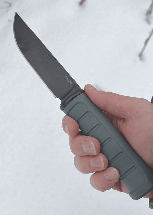 Dust II, D2 schwarze Clip-Point-Klinge, grüner GFN-Griff