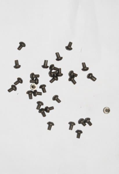 Stahlnieten mit Pilzkopf - Länge 9,5 mm