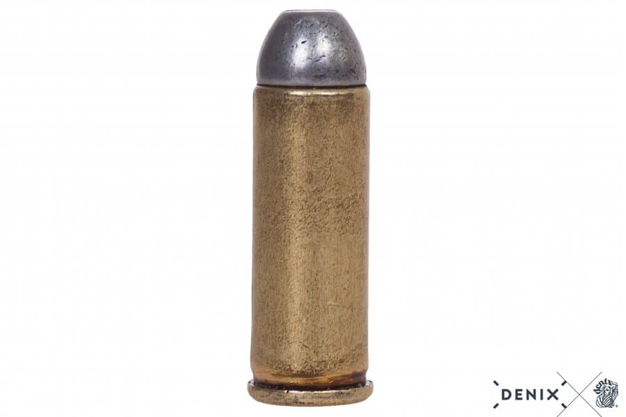 6er Set Dekokugeln 45 Kaliber Originalgröße Messingfarben