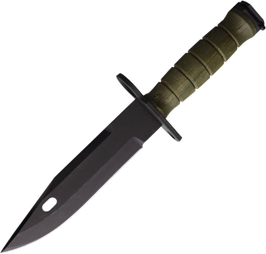M-9 Combat Messer Grün, keine Rückensäge