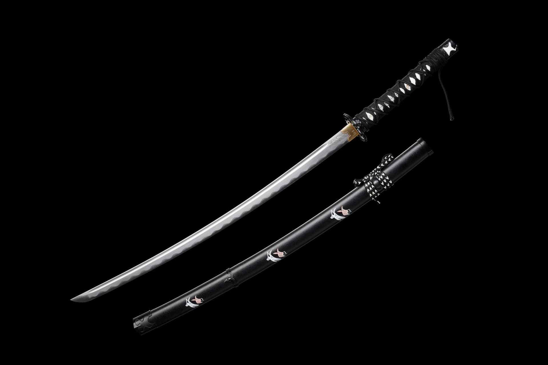 Ghost of Y?tei - The Dual Katana mit Scheide – Handgeschmiedet & Scharf
