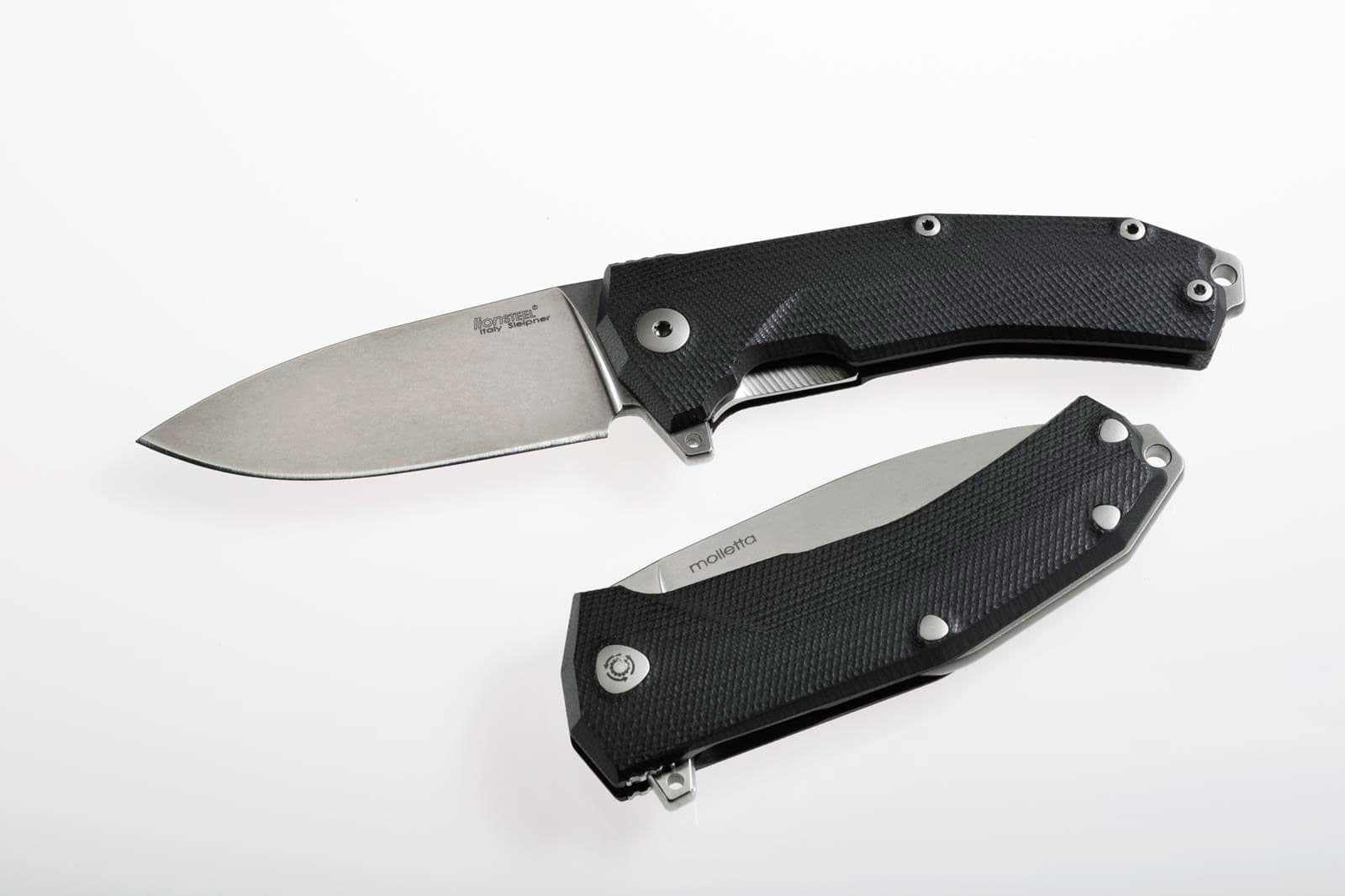 Kur, Sleipner Stonewashed Blade, schwarzer G10 -Griff