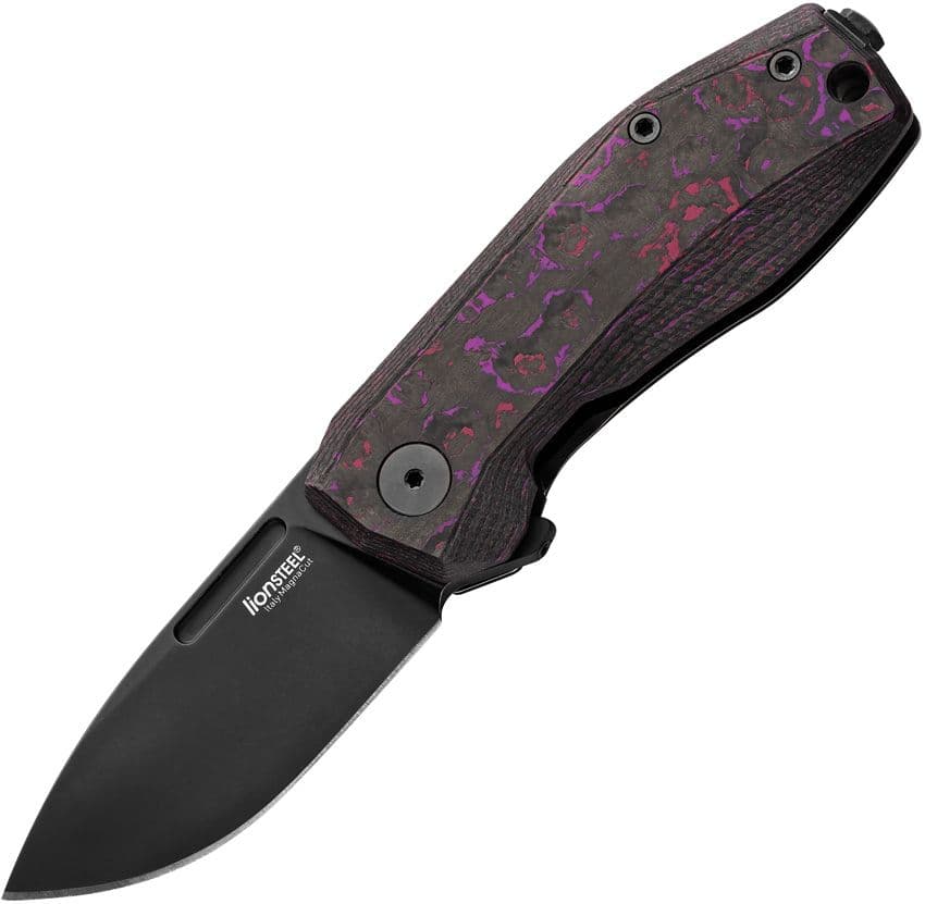 Nano, Griffe aus Purple Haze FatCarbon und schwarzem Stonewashed-Titanium