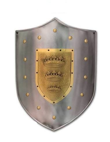 König Arthur Schild mit Drei Kronen