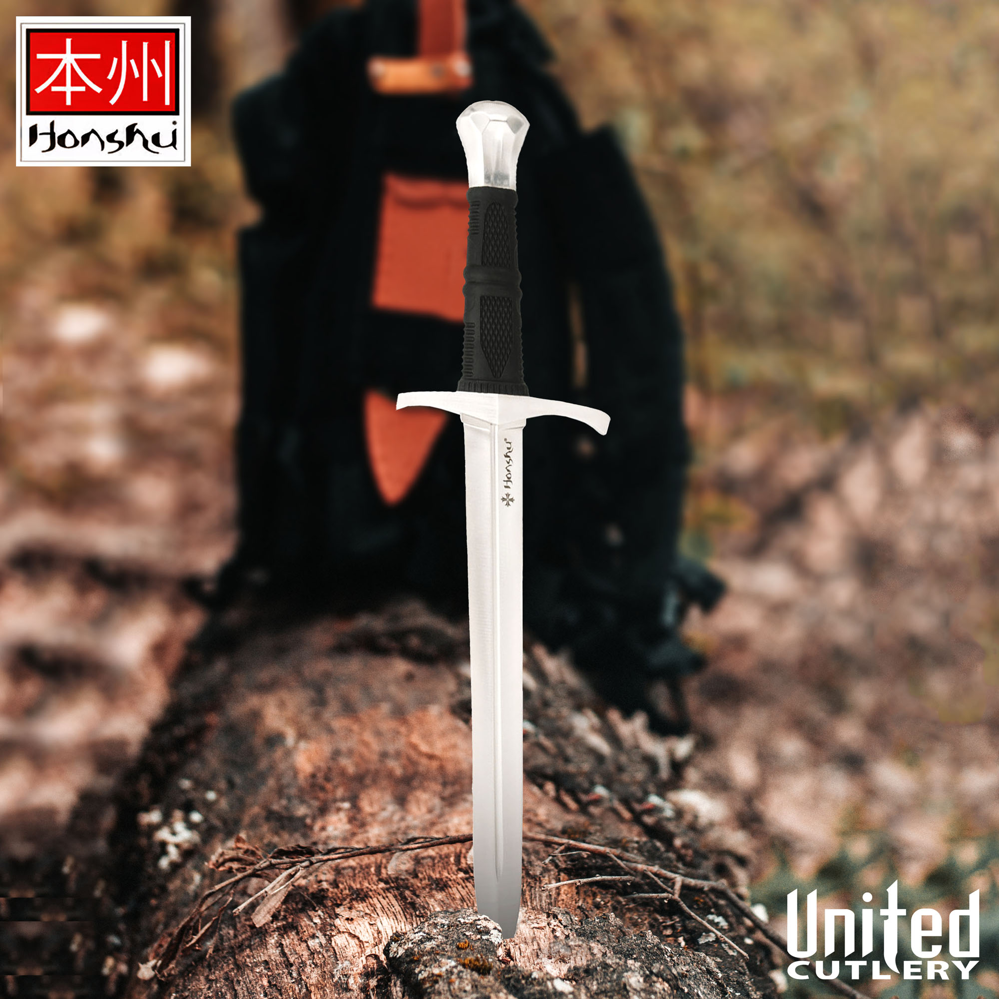 Honshu Crusader Quillon Dolch mit Scheide