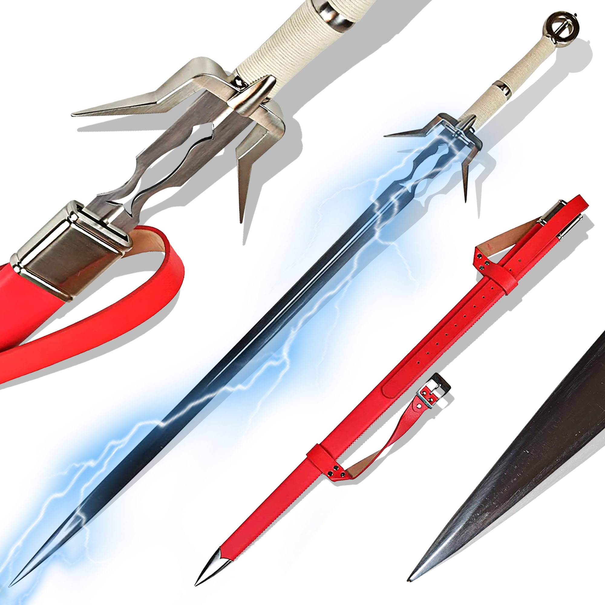 Witcher - Zireael Schwert von Ciri handgeschmiedet mit Scheide