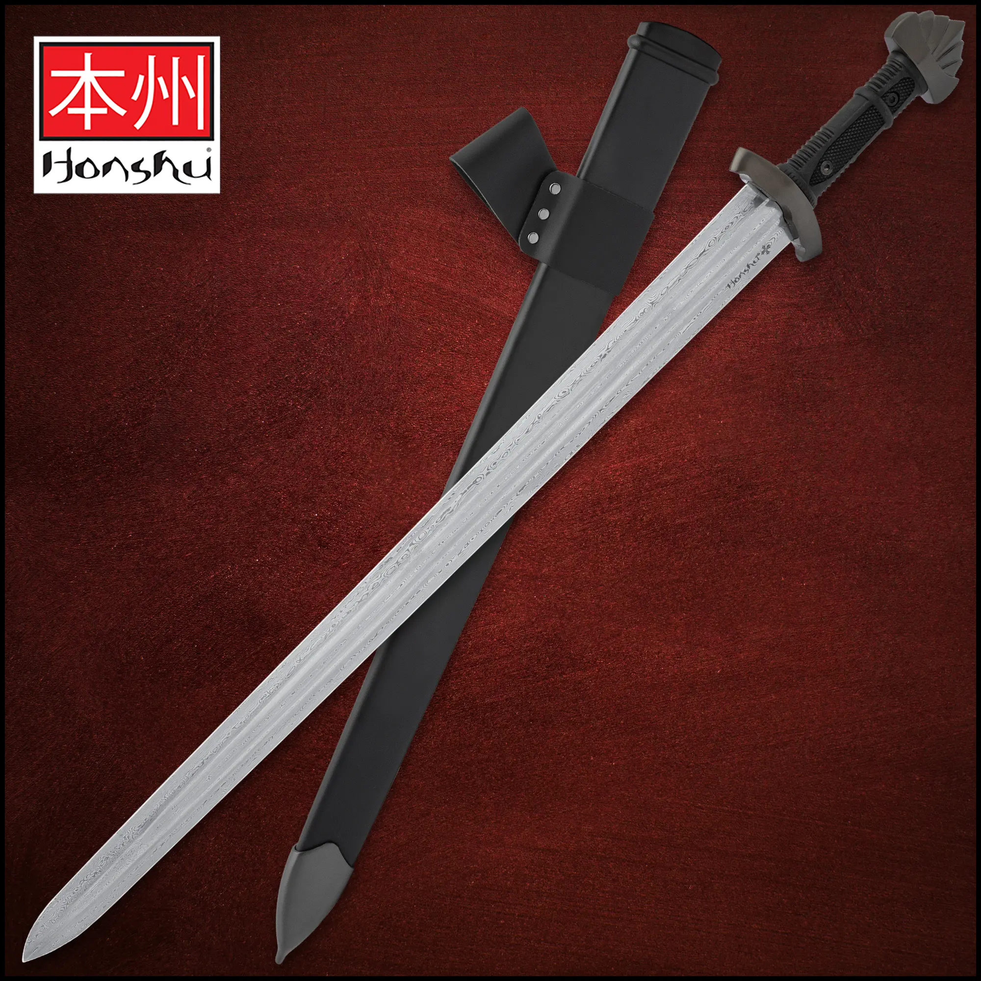 Honshu Damast Wikingerschwert