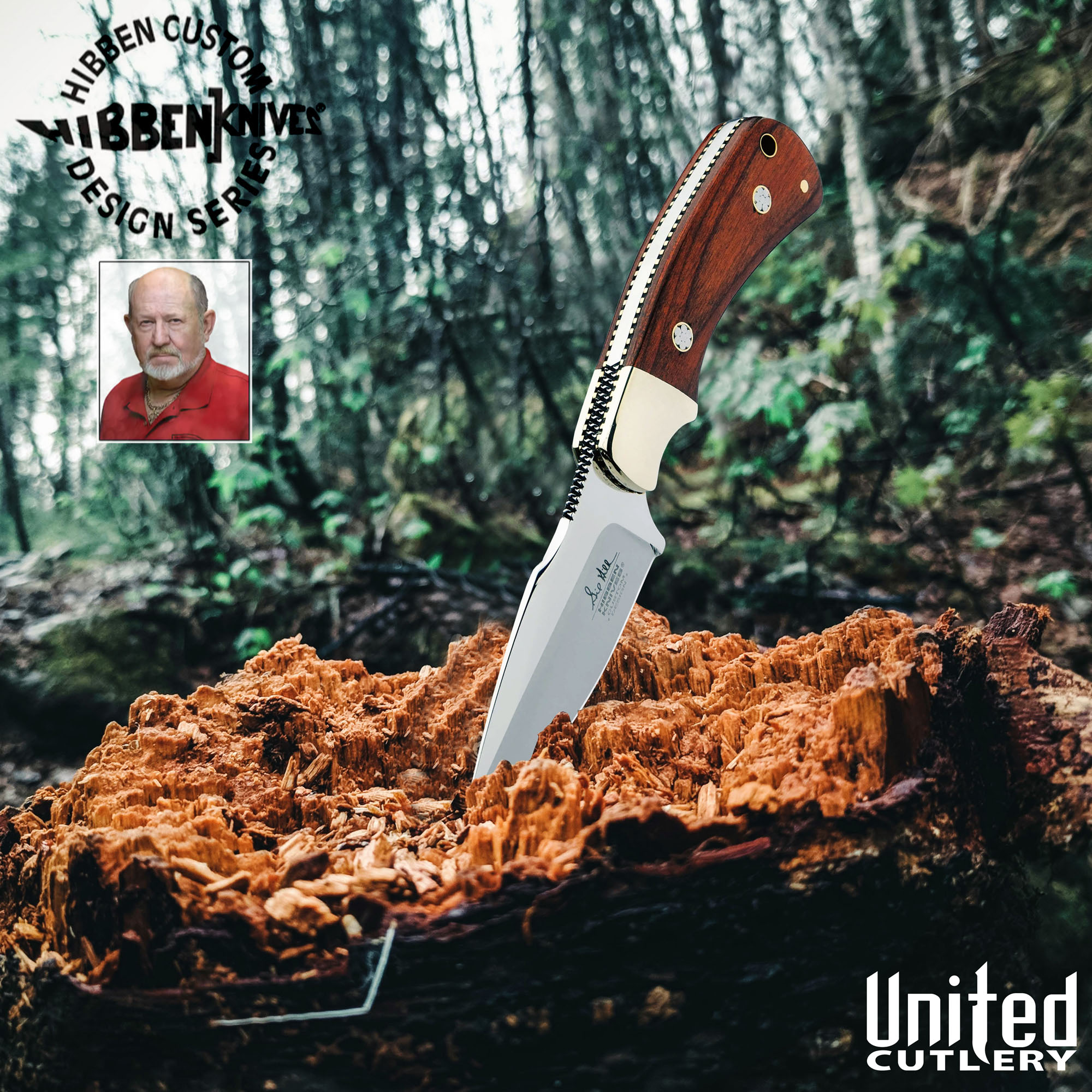 Gil Hibben Diamondback Messer und Scheide