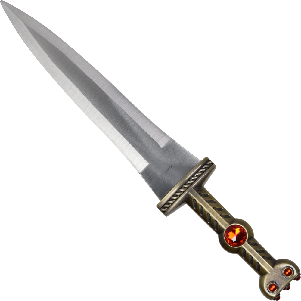 Wikingerdolch mit Scheide gold