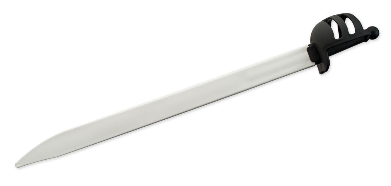 Synthetisches Cutlass-Fechtschwert – Weiße Klinge