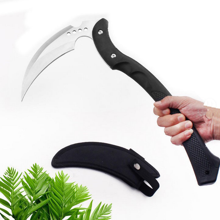 Taktisches Outdoor Kama / Sichel – 40cm Garten- & Bushcraft-Werkzeug