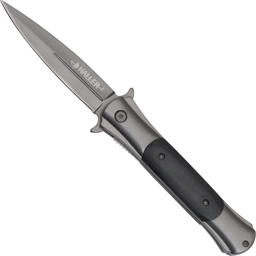 Stiletto Taschenmesser Pakkaholz