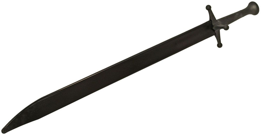 Synthetisches Messer-Fechtschwert – Schwarze Klinge & Parierstange