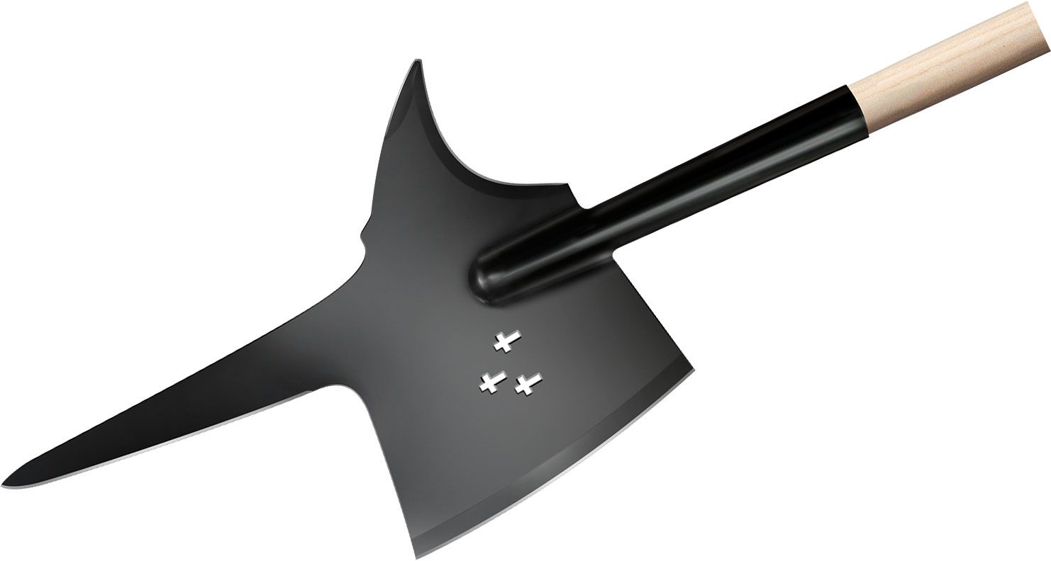 Schweizer Hellebarde - Nur der Kopf