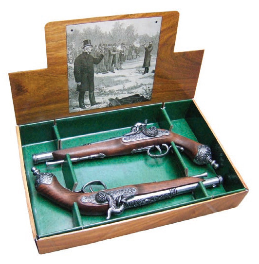 Duellpistolenset Perkussionspistole