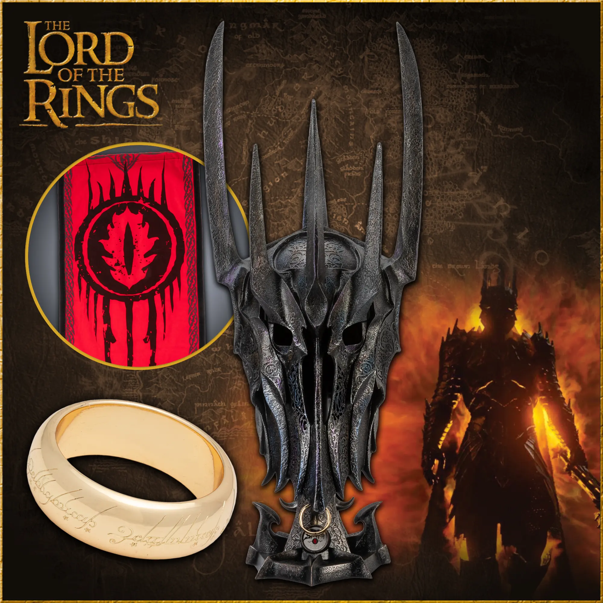 Der Herr der Ringe - Helm von Sauron (Museum Collection)