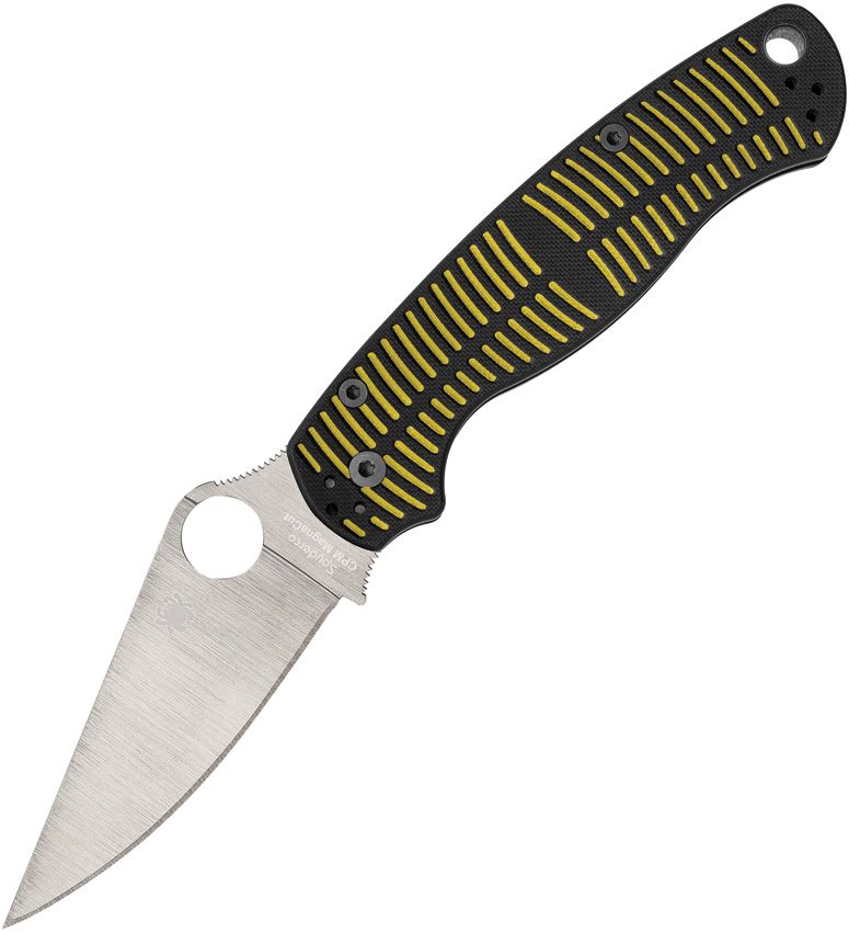 Paramilitary 2 Salt Compression, CPM-MagnaCut Satin-Klinge, gelb/schwarzer G10-Griff