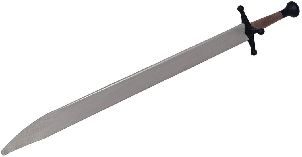 Synthetisches Messer-Fechtschwert – Silberne Klinge