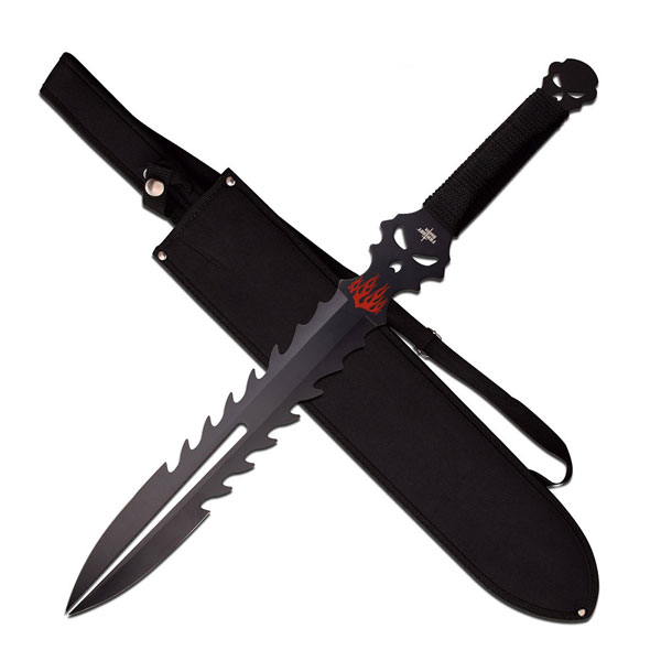 Kurzes Fantasy Schwert mit Scheide