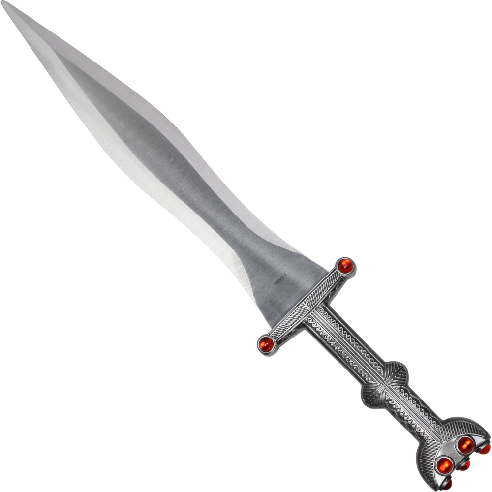 Wikingerdolch mit Scheide silber