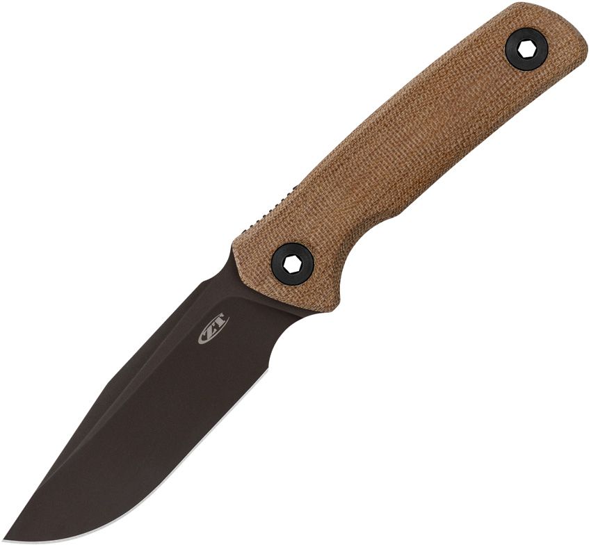 Modell 0004, CPM-CruWear Cerakote Clip Point-Klinge in Dunkelbronze