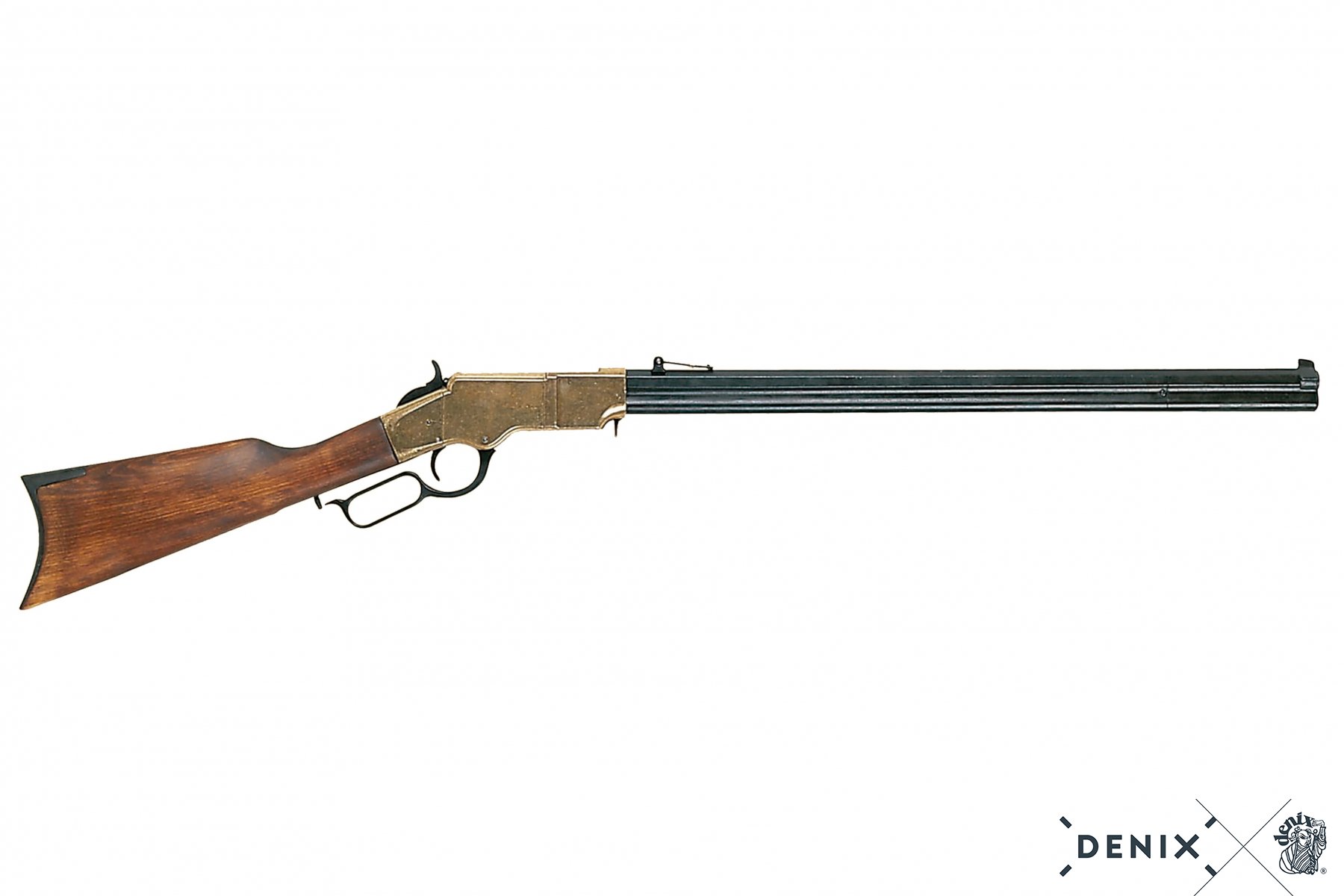 Henrystutzen messingfarben Holz/ Metall, USA 1860