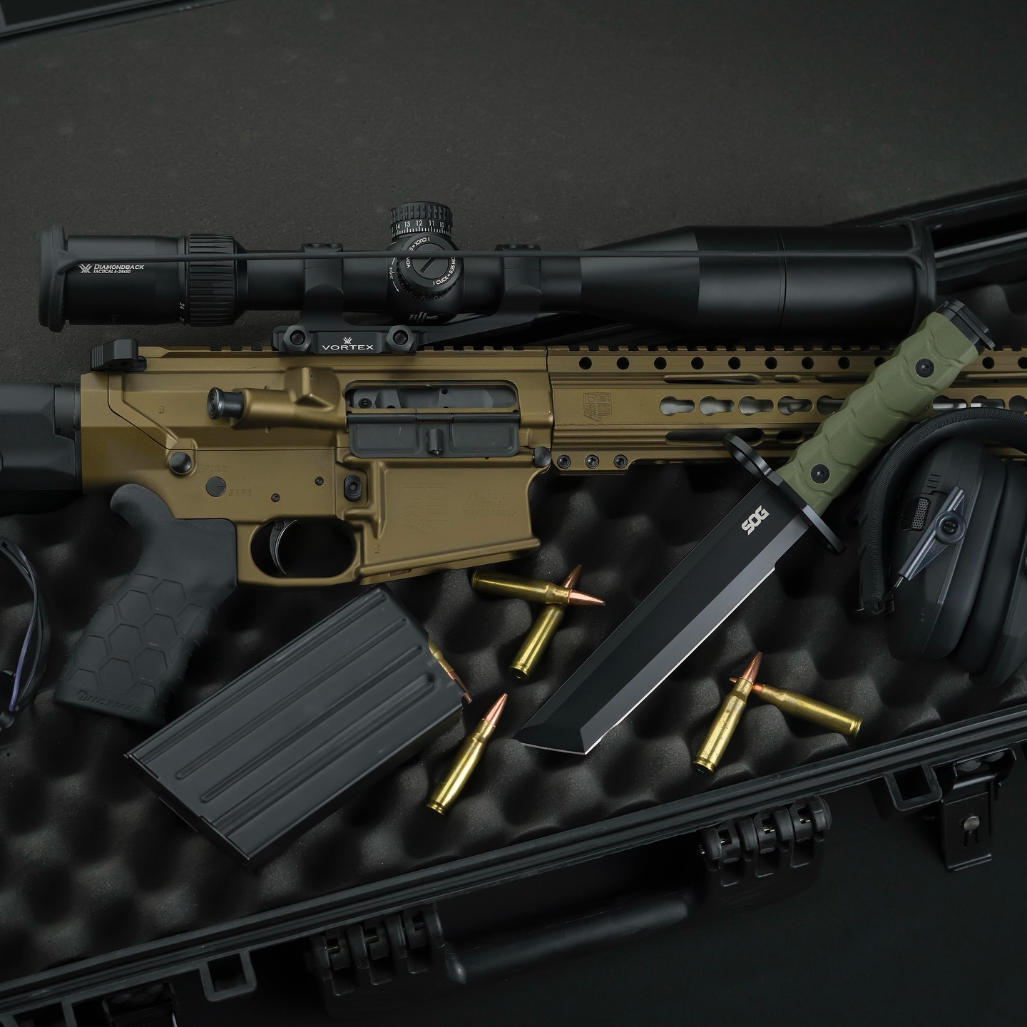 BAR15T Tanto Bayonet - OD Grün