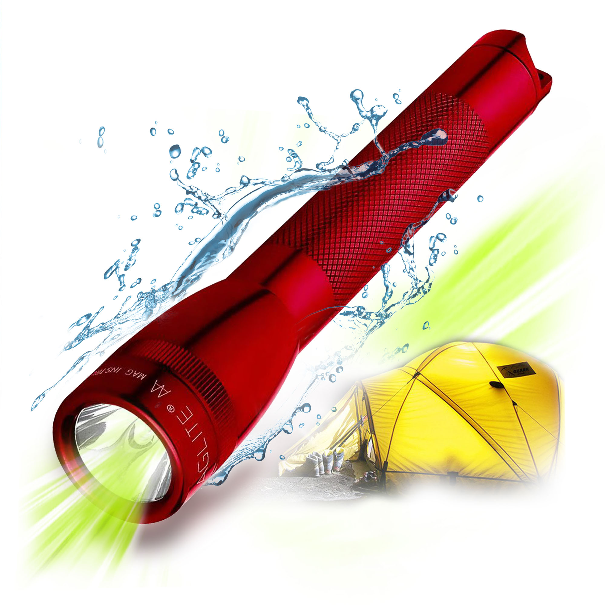 Mini Mag-Lite Two Taschenlampe, Aus strapazierfähigen Flugzeugaluminium