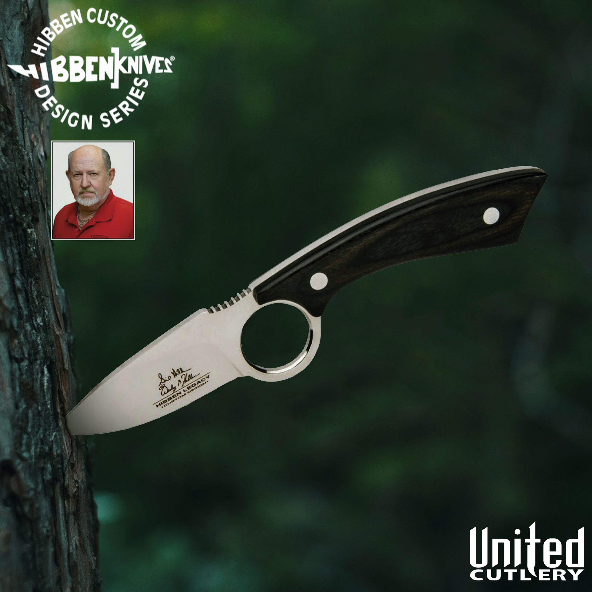 Hibben Legacy Hautmesser mit Scheide 