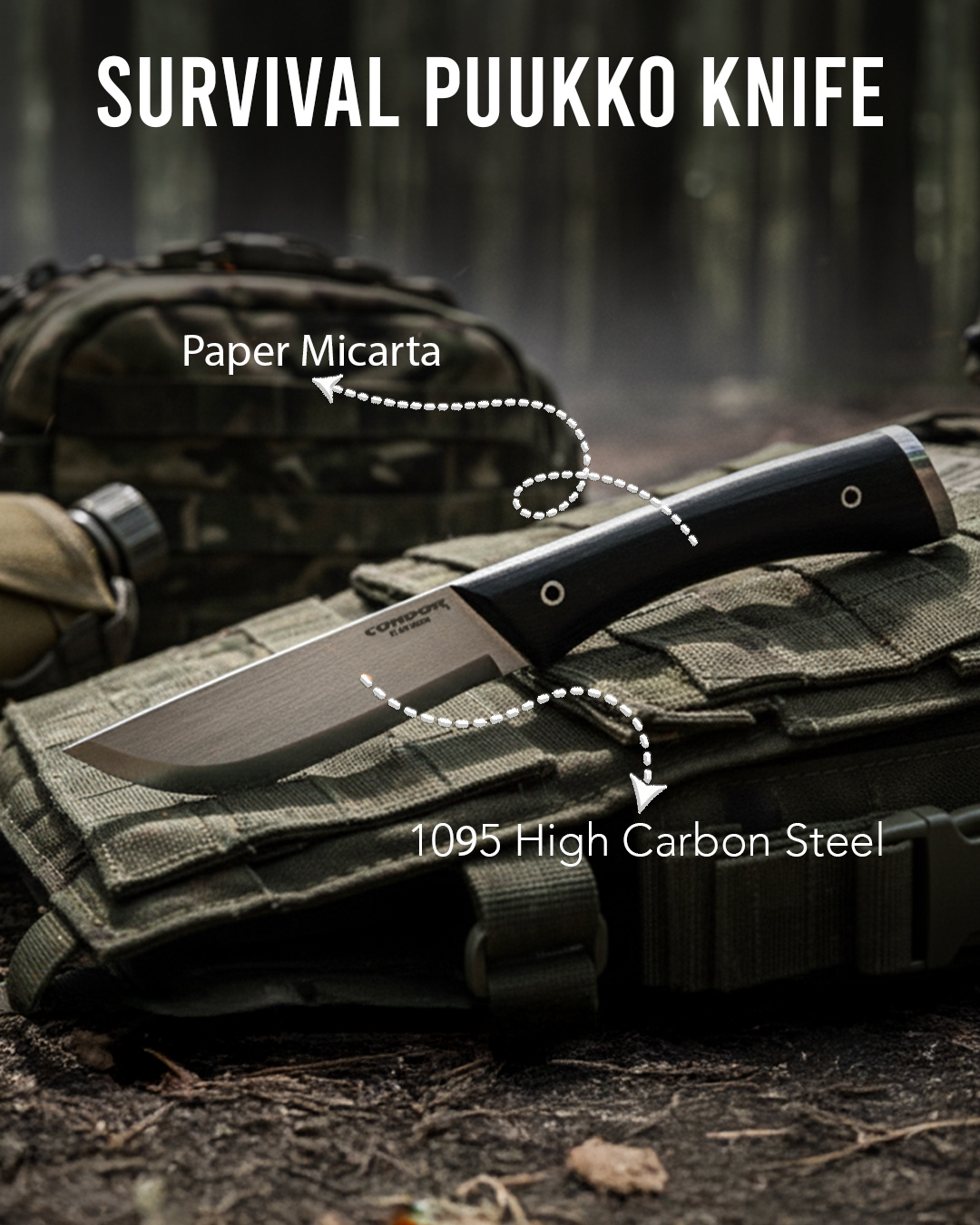 Survival Puukko Messer