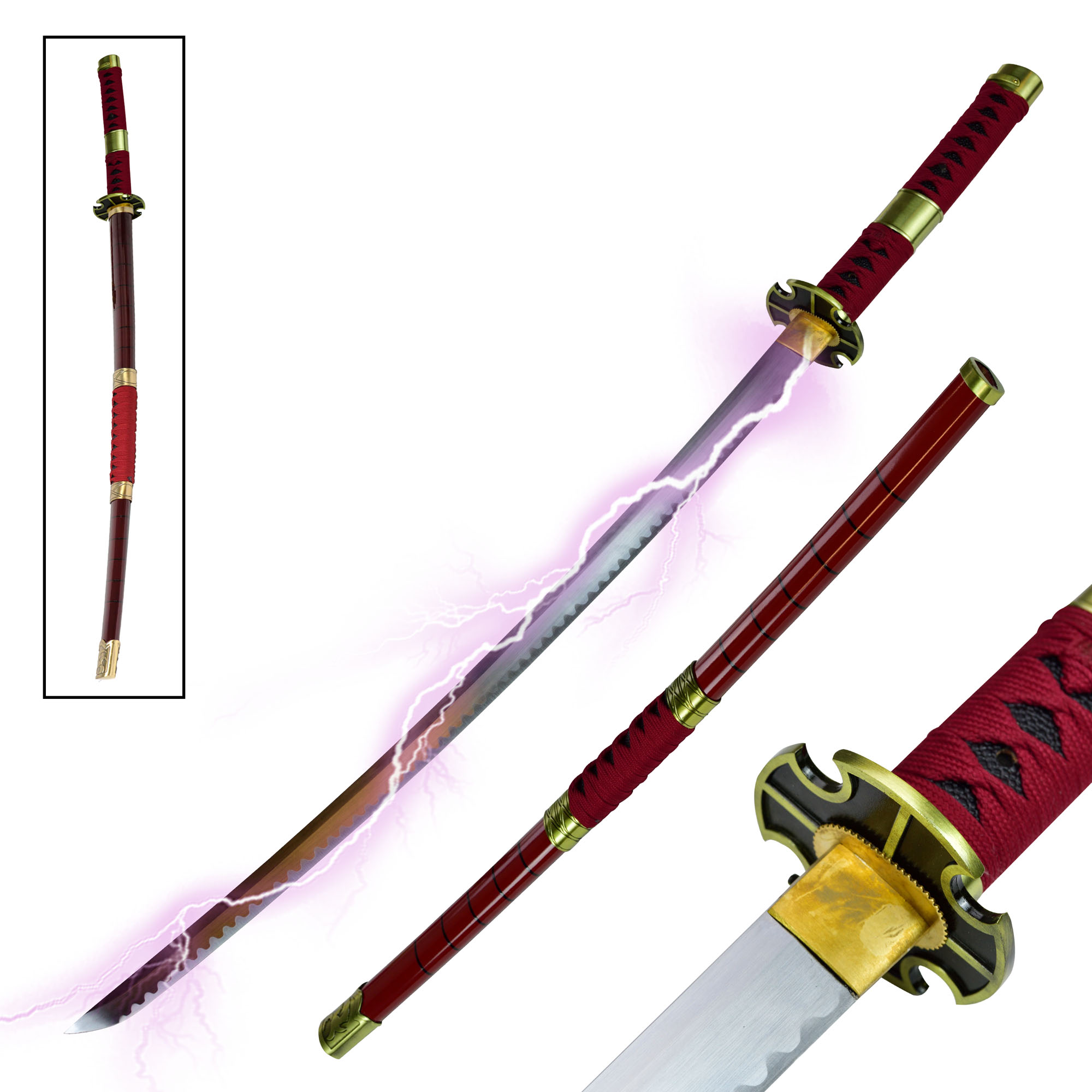 One Piece Roronoa Zoro Katana - handgeschmiedet