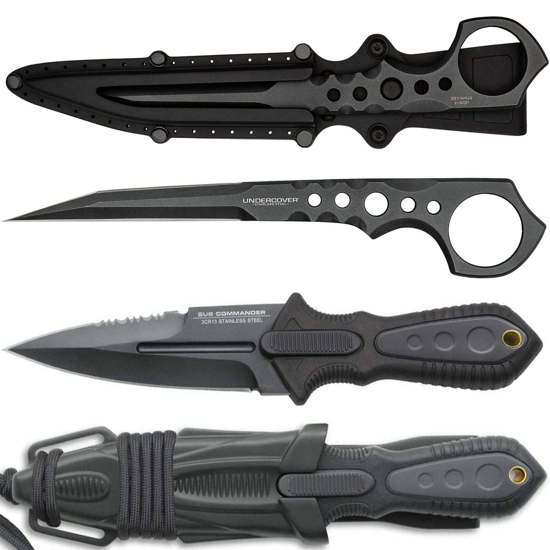 Combat Commander Stiefelmesser + Undercover CIA Stinger II (Bundle)