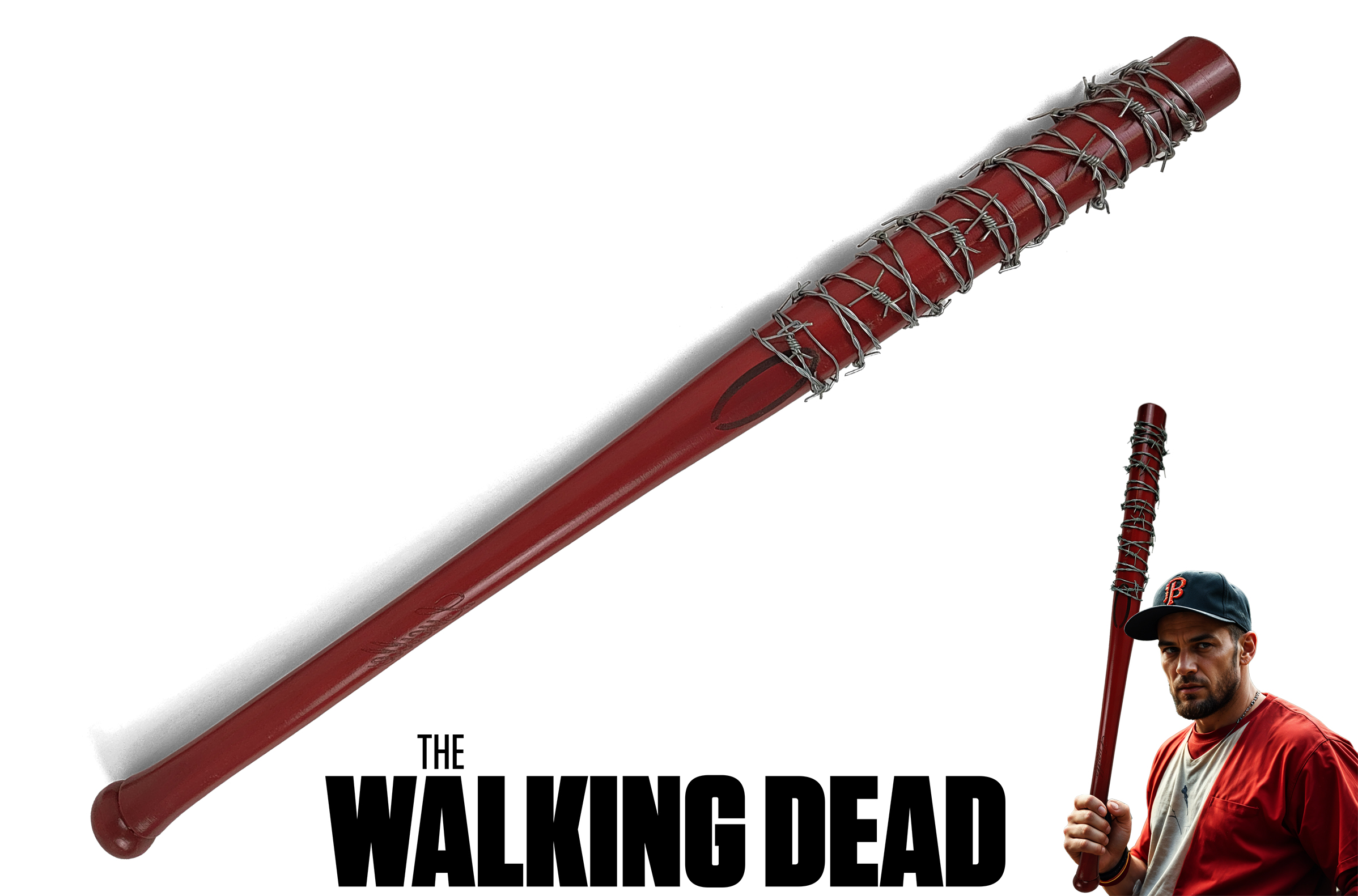 The Walking Dead - Negan's Baseballschläger Lucille ohne Wandhalterung